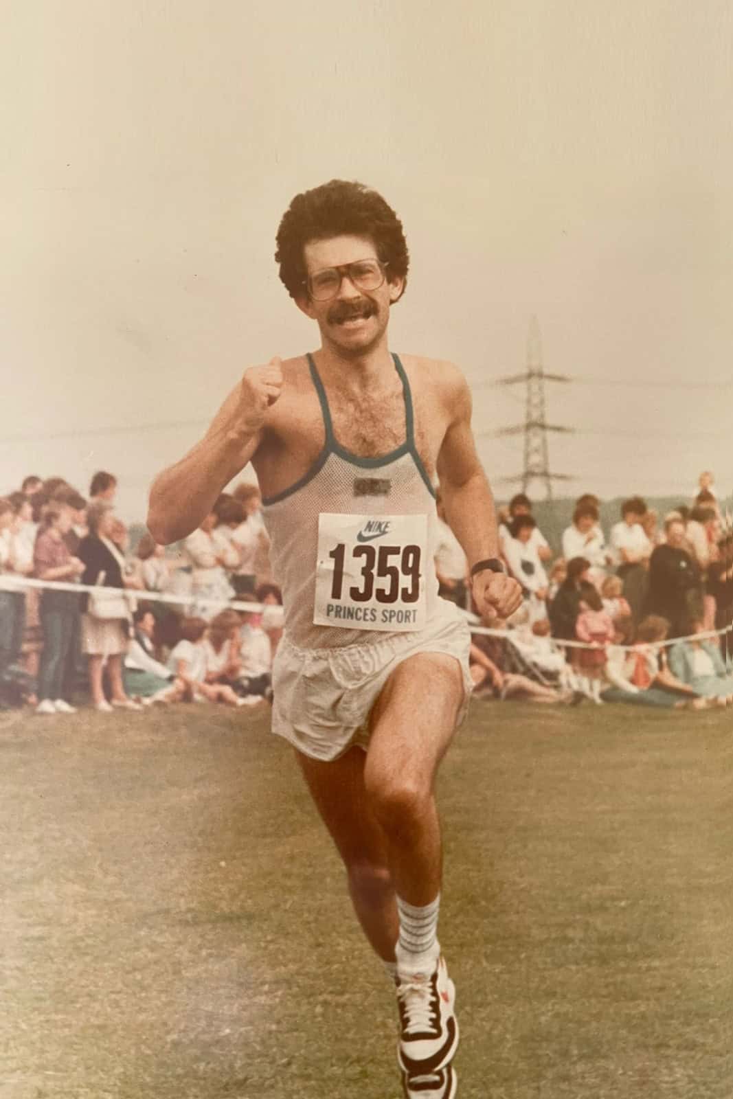 Paul running in the 1970s!